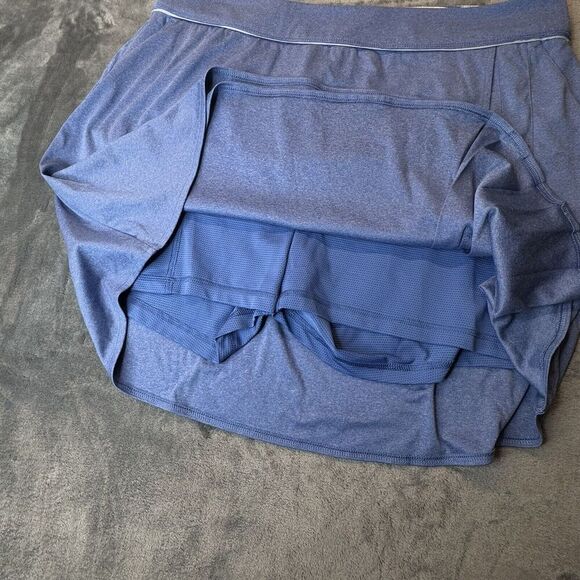 Greg Norman Sz XL Blue Golf Skort Skirt Sport Active ML75 Pleated Pull On 0218 - Picture 7 of 12